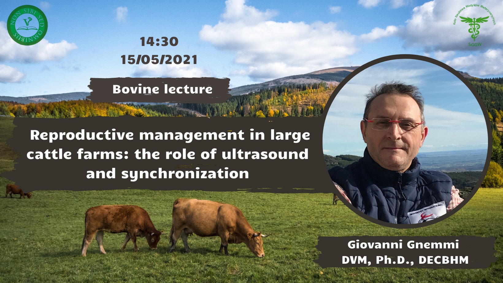 Webinar Reproductive management in large cattle farms